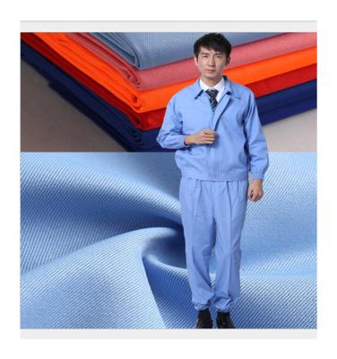 China Factory TC 65% Polyester 35% Cotton 20*16 120*60 Fusible Twill Dyed For Workwear Uniform for sale