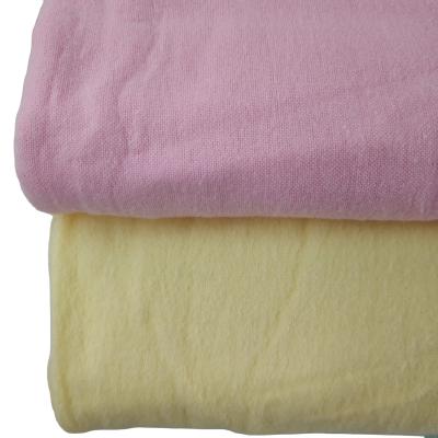 China Popular Organic Soft Cotton Flannel Fabric for sale