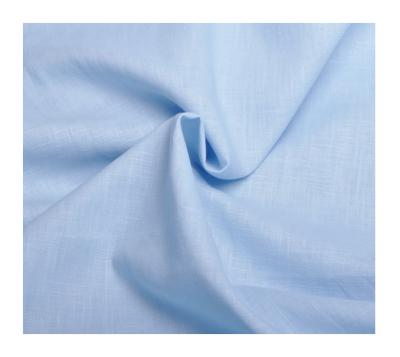 China Breathable Plain Dyed 100% Pure Linen Fabric 200gsm 100% Linen Fabric For Bed Sheets for sale