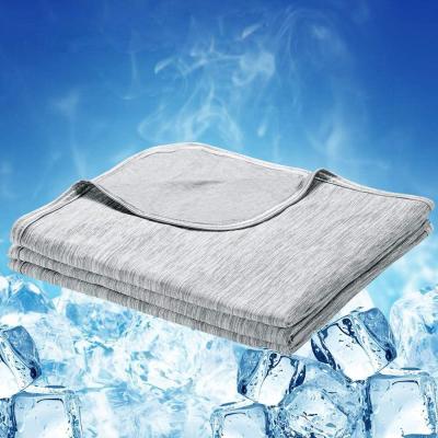 China 100% Cotton Cooling Blanket, Arc-Cold Pro Double Side Cool Blanket With Cooling Fiber for sale