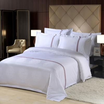 China Wholesale Nondisposable 180tc - 1000tc Cotton Hotel Bedding Set Bed Sheets for sale