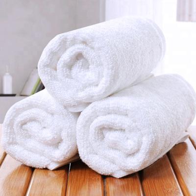 China Custom Logo Towel 32s 16s QUICK DRY Pure Egyptian Cotton Hand Towels Bath White 100% Cotton Towel Set For Hotel Spa for sale