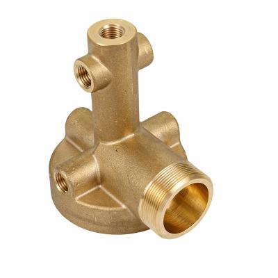 China Factory Equipment Custom Brass CNC Turned Parts Turning Machining CNC Machined Brass Part for sale