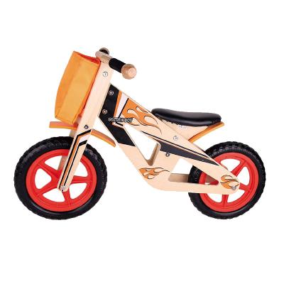 China 12 Inch Manufacturers Supply OEM Boys and Girls Car Play Wooden Balance Car Low Bikes for Kids for sale