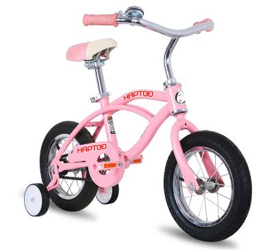 China Hot-selling 12 Inch Outdoor Children's Balance Car 2-in-1 Without Pedal With Auxiliary Wheels Bikes For Kids for sale