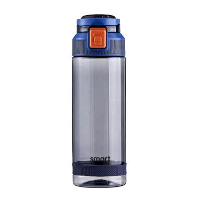 China Sustainable Sports 700ml Plastic Water Bottle With Rubber Water Bottle 24oz Tritan Bpa Free for sale