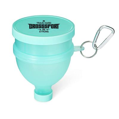 China Wholesale Custom Viable 50ml 100ml Protein Powder Plastic Funnel Funnel Supplement for sale