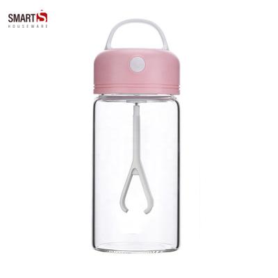 China 380ml Mini Automatic Electric Bottle Tritan Stocked Eco-Friendly Plastic Water Bottle Juice Bottle Mixer for sale