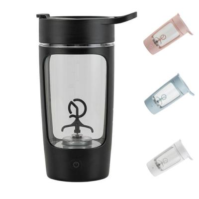 China 650ml Sustainable Eco Friendly Bpa Free Protein Shaker Bottle High Quality Rechargeable Electric Bottle Shaker for sale