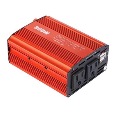 China 220V/110V universal car inverter 300W mini car inverter with USB 142x90x96mm for sale