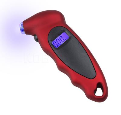 China High Quality Multi Functional ABS Digital New Car Truck Bike LED Light Digital Tire Pressure Gauge for sale