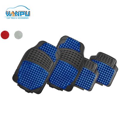 China Wholesale Custom Disposable PVC/Plastic Durable Anti Slip Colorful Car Foot Rubber Mat for sale