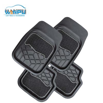 China PVC/Plastic Design PVC Black Disposable Durable Indoor Decorative Anti Slip Car Mat for sale