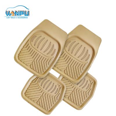 China Custom Colored Interior Decorative Disposable PVC/Plastic Anti Slip PVC Car Durable Mat for sale