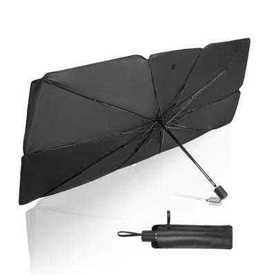 China Lowering Car Temperatures Car Interior Windshield Sun Shade UV Rays And Heat Sun Visor Protector Reflector Foldable Windshield Umbrella for sale