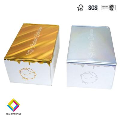 China Gloss Laminate Virgin Kraft Corrugated Paper Square Box Custom for sale