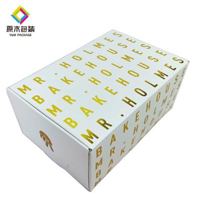 China Custom Solid Color Printed Shipping Corrugated Box For Take Away Food zu verkaufen