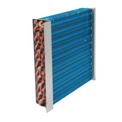 China Eco-friendly Aluminum Copper Tube Fin Air Heat Exchanger Min2.0M3/h Steam Cooling Condenser for sale