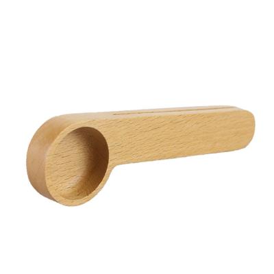 China Sustainable Wholesale Wooden Coffee Scoop Clip With Good Quality for sale