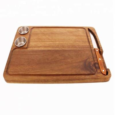 China 2019 Disposable Newest Style Acacia Wood Steak Board for sale