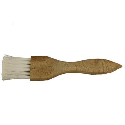 China Factory direct sale viable wooden handle pastry brush with hog bristle for sale