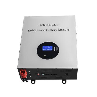 China Rosen Battery 48V 120Ah Solar Power Pack Wall Power Lithium Ion Rechargeable Battery 6KWh 5KW 10kw LifePO4 for sale