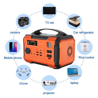 China High Quality Lithium Ion Battery Standby Power Station 300W Portable Solar Power Station For Outdoor Adventure 248*160*168mm for sale