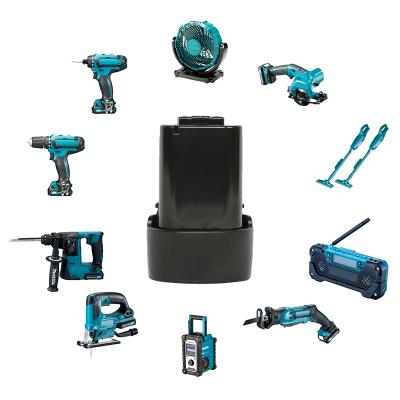 China Power tools the machine tool lithium battery electric drill machine tool waterproof battery for Makita 10.8V 2000Mah for sale