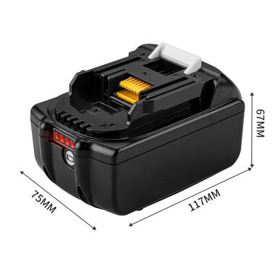 China Long Cycle Life 18V 6000 Mah High Quality Li-ion Cordless Drill Power Tool Battery Pack For Makita BL1830 BL1850 for sale