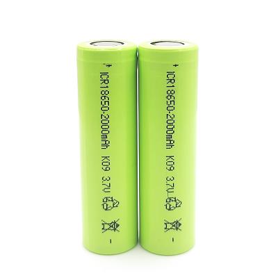 China Toys Wholesale China Replacement Battery 2000mAh 3.7v Lithium Ion 18650 Battery Pack For Flashlight for sale