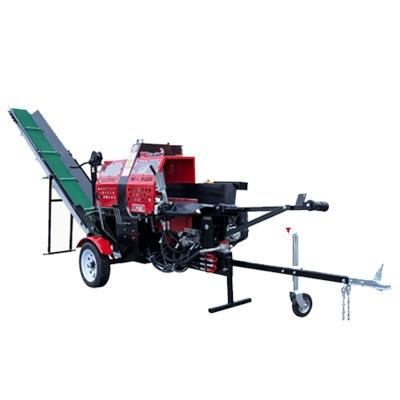 China Automatic Firewood Processor Factory 14ton Log Splitter Firewood Processor for sale