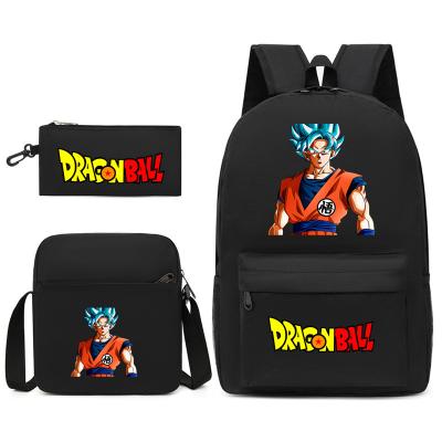 China Breathability and 3PCS Weight Reduction Anime Backpack Laptop Backpack Cartoon Bookbag for Sports Outdoor Travel G3 for sale