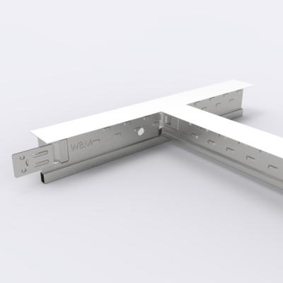 China Modern False Suspended Ceiling Frame Galvanized Steel Cassette Keel Suspended Ceiling Channel for sale