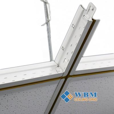 China FUT/suspended modern galvanized T bar ceiling t grid components, ceiling frames, ceiling grid clip paint keel for sale