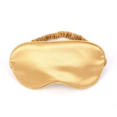 China Wholesale Light Pure Silk Elastic Satin Color Factory Portable Travel Shading Ice Shading Eye Mask Sleep Mask for sale