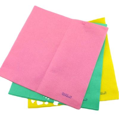 China Anti-bacteria 80%viscose, 20%polyester needle punched Germany nonwoven super absorbent kitchen cleaning cloth for sale