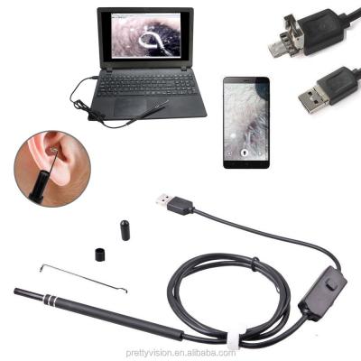 China Safety Ear Endoscope Otoscope Ear Wax Removal Tool Hd Visual Ear Spoon for sale