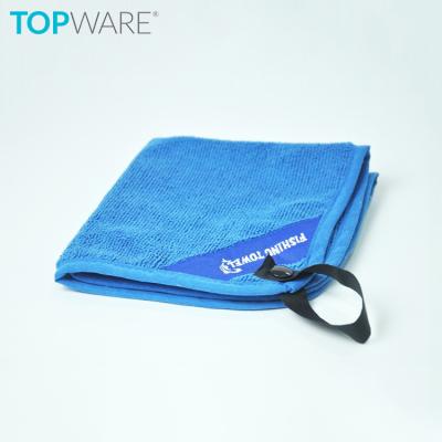 China Sustainable Fabric Fishing Outdoor Microfiber Sport Towel for sale