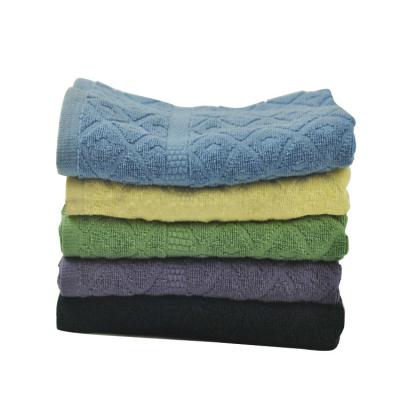 China Wholesale Compressed Jacquard Cotton Towel Wholesale High Quality 100% Bath Towel for sale