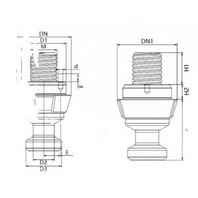 China DX12-CP60 Metal or Non-metal Cutting Field Guaranteed Quality Suitable Price High Quality Custom Stainless Steel Cylindrical Stud for sale