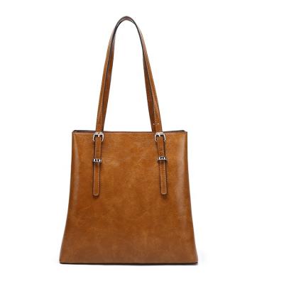 China Fashion Factory Supply PU Leather Tote Bag Women Designer With Stylish And Leisure WKB4009 for sale