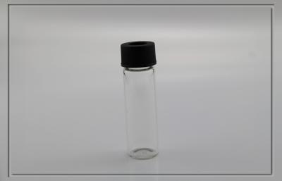 中国 黒いプラスチック帽子/PTFE の隔壁、D15mm×H45mm が付いている 4ml サンプル ガラス ガラスびん 販売のため