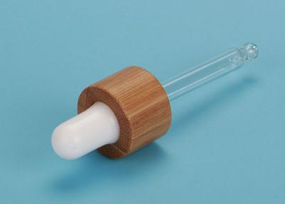 Chine bouteille en bambou d'huile essentielle de fermeture de 18MM avec la pipette en verre à vendre