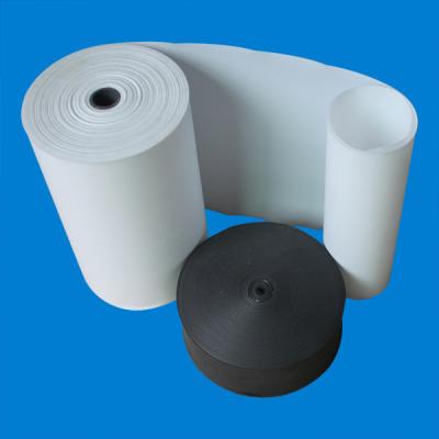 China Skived PTFE Teflon Sheet / Soft Pure White Polytetrafluoroethylene Sheet For Pump 50mm Thickness for sale