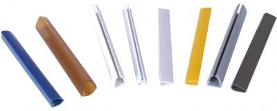 China plastic Rigid  PVC Soft and Hard Co-extrusion Profile for windows / doors for sale