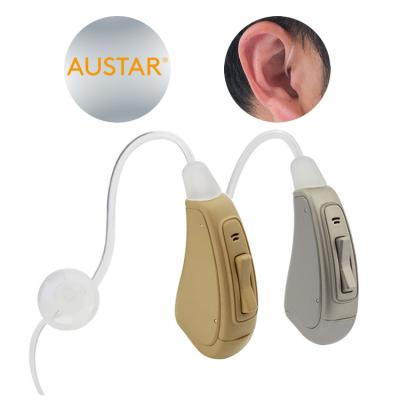 China Up to 12 channels and 16 bands. Small Button BTE-OE Hearing Aid Tube Hearing Aid Invisible Healthy Open Fit Dome Hearing Aid Using 312 Zinc-Air Battery for sale