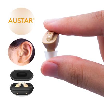 China AUSTAR High Quality Digital Portable Hearing Aid Mini In Ear Sound Amplifier China Rechargeable Hearing Aid Mini Cadence Q for sale