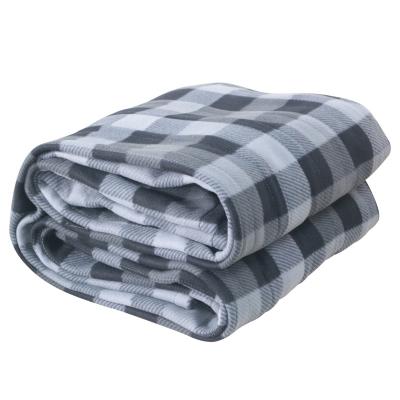 China Washable Soft Electric Heated Throw Blanket Electric Plaid Heating Blanket For Winter for sale