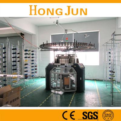 China Single Tank Weft Electronic Jacquard Knitting Machine with Hangzhou Hengqiang or Chuangda Needle Picking System for sale