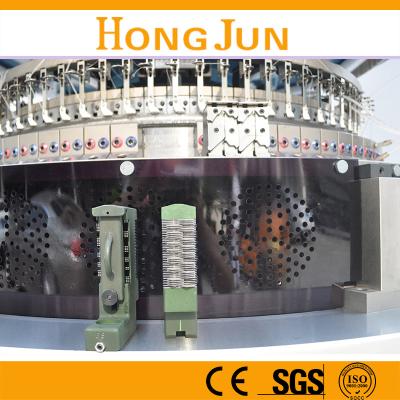 China Double Weft Jersey Mini Jacquard Circular Knitting Machine with Technique Three Way Needle Selector for sale